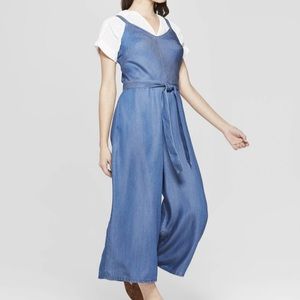 Target Univeral thread soft chambray jumpsuit.